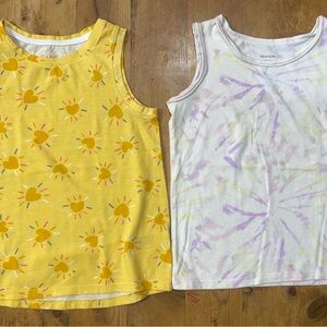 Cat & Jack Yellow and Purple Tank Tops